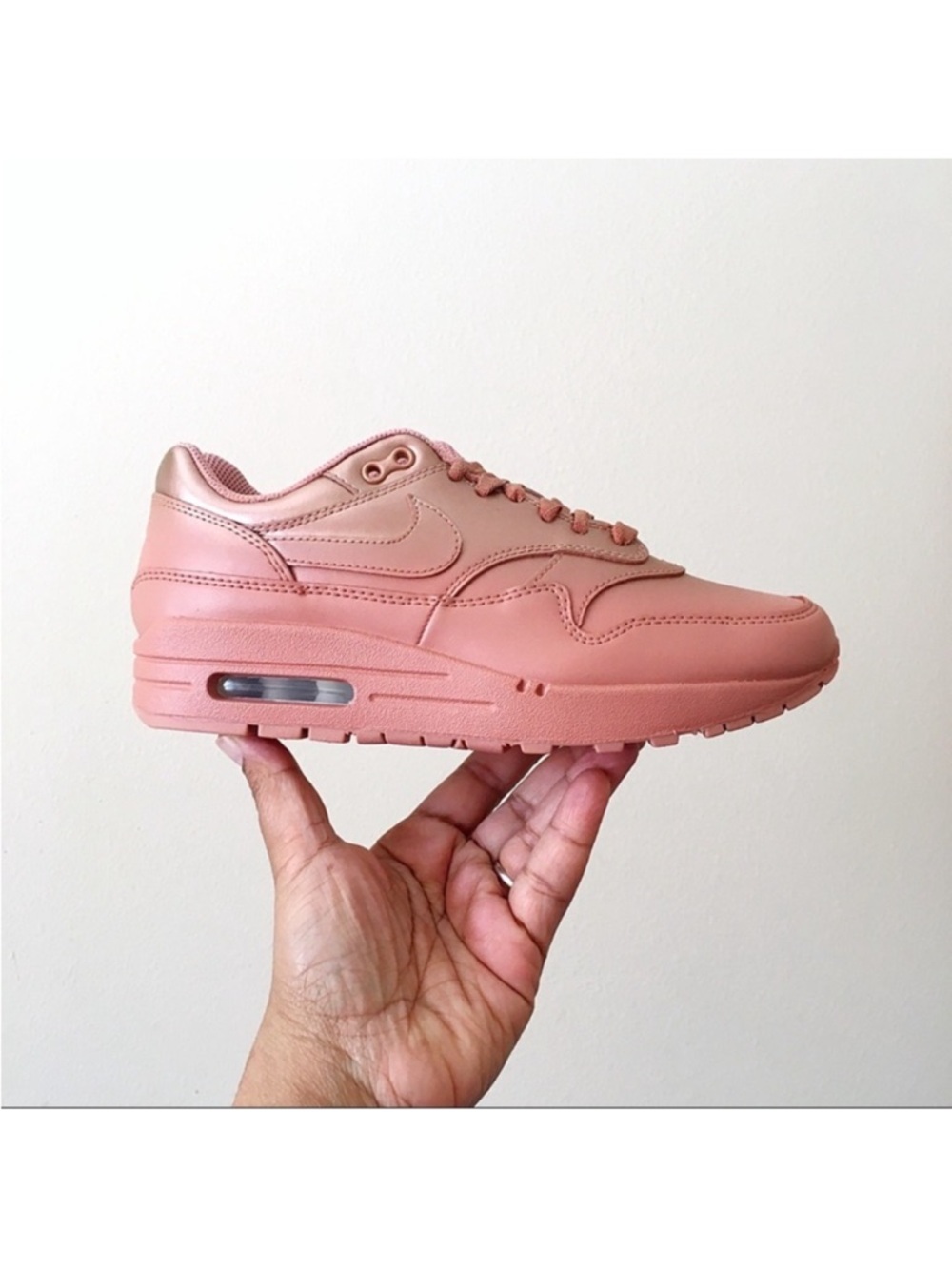 Nike Women's Air Max 1 LX Rose Gold Dusty Pink Women’s Sneakers